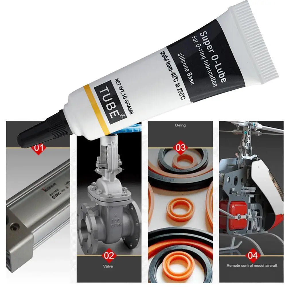 Food Grade Silicone Grease – High Temp O-Ring Lubricant
