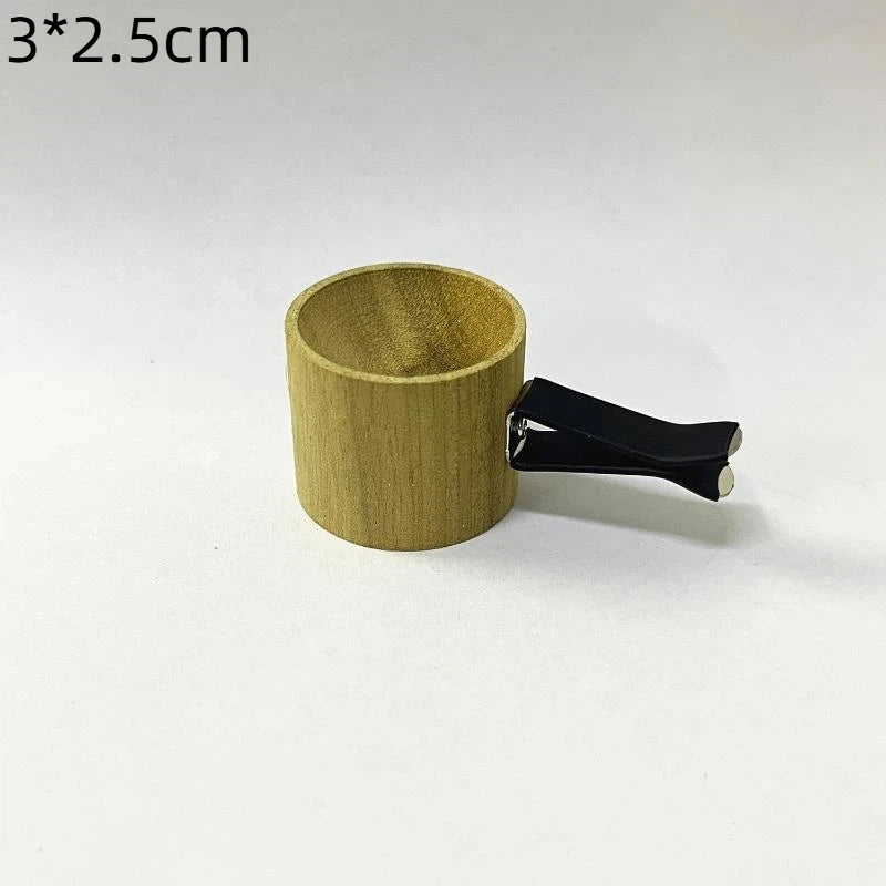 Spherical Wooden Car Essential Oil Diffuser Car Aromatherapy Clip Car Air Freshener Auto Decoration Oasis Select A11