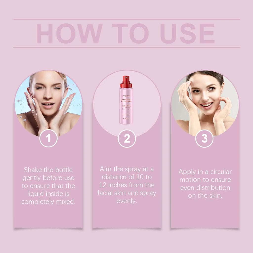 Jaysuing Matte Makeup Setting Spray – Waterproof & Oil Control Makeup Setting Spray Oasis Select