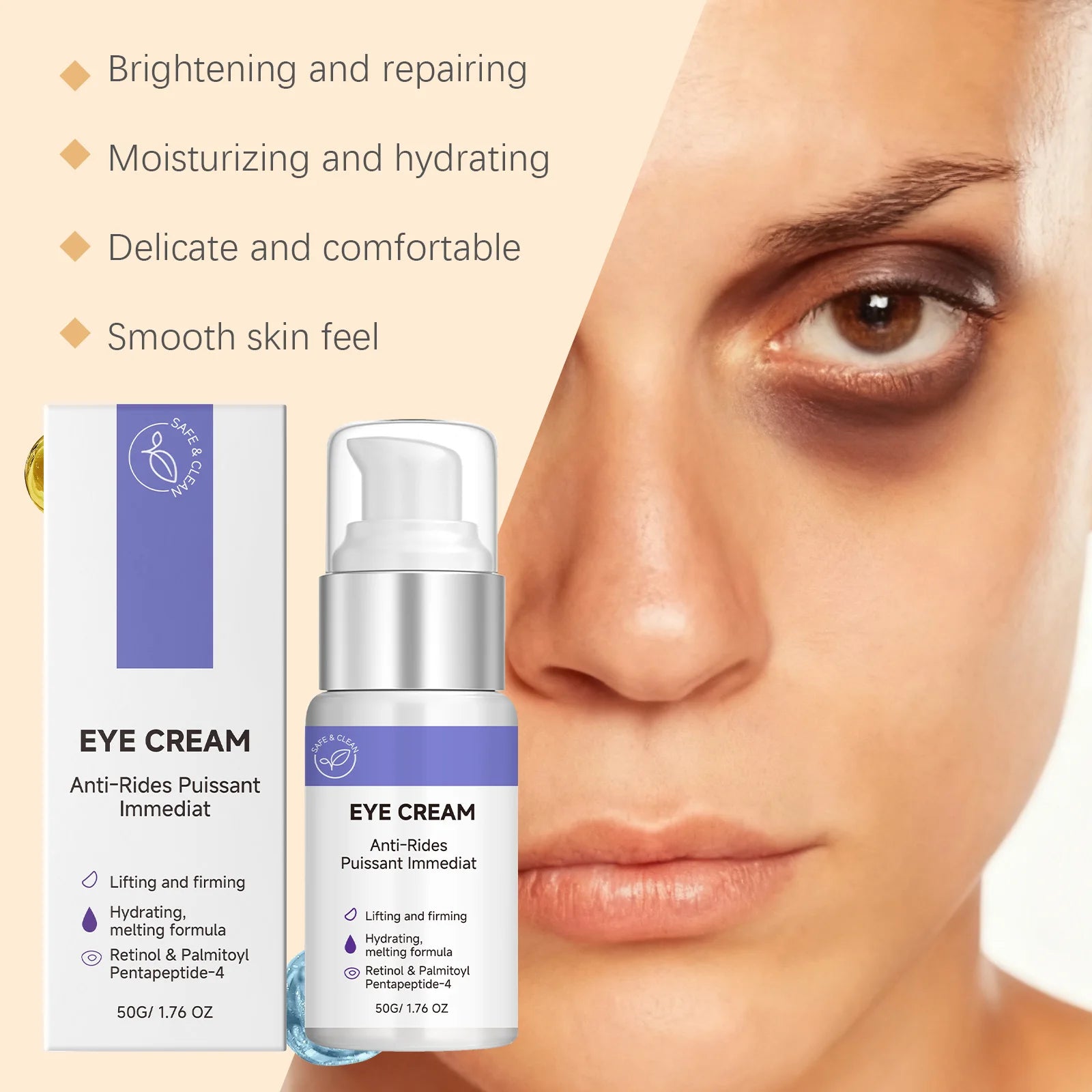 Retinol Eye Cream – Firming, Hydrating & Dark Circle Minimizer Eye Cream Oasis Select