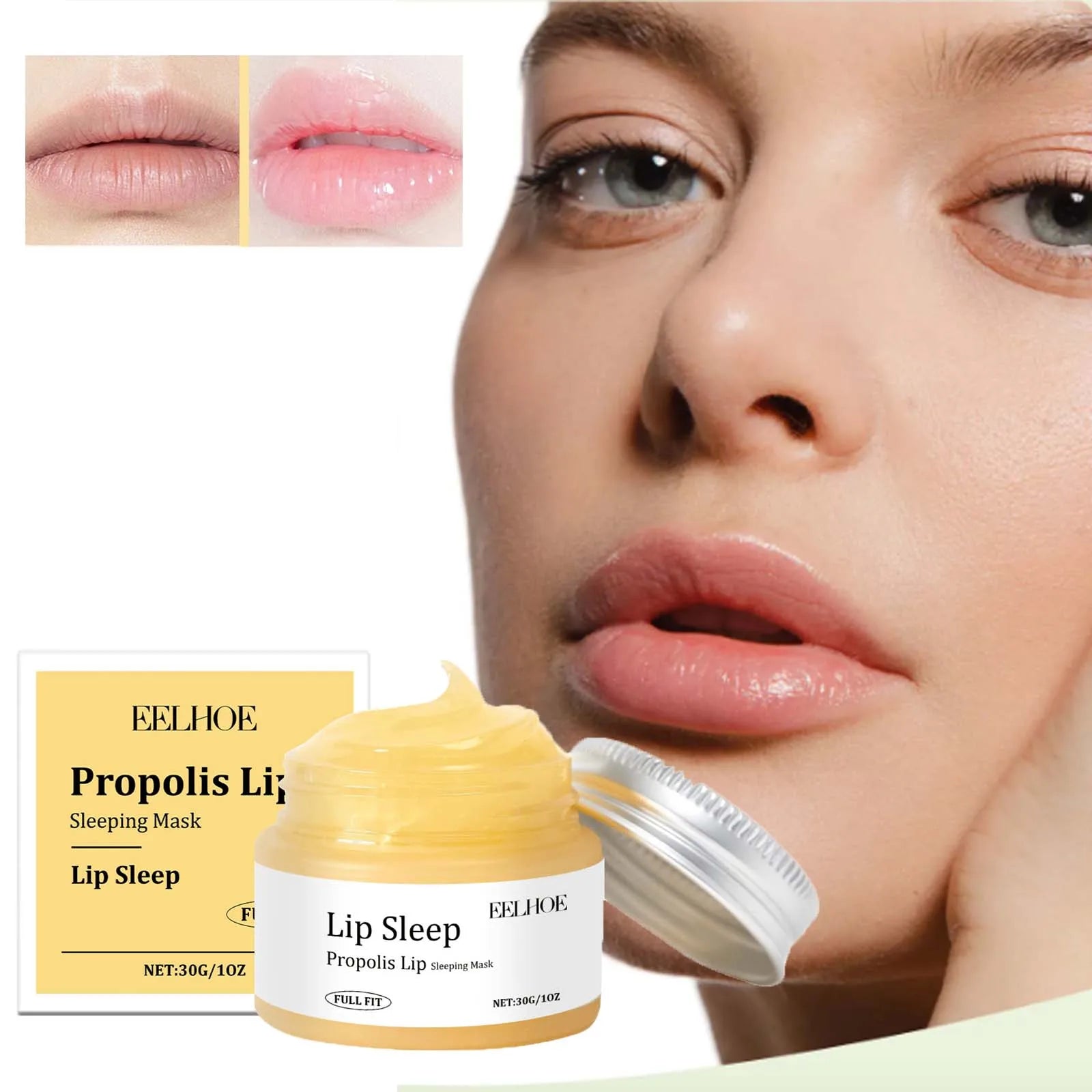 Hoygi Propolis Lip Sleeping Mask – Overnight Lip Repair 30g Lip Sleeping Mask Oasis Select