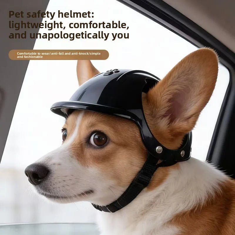 Helmet Fashion Dog Cat Motorcycle Pet Dog Helmet Pet Accessories Oasis Select