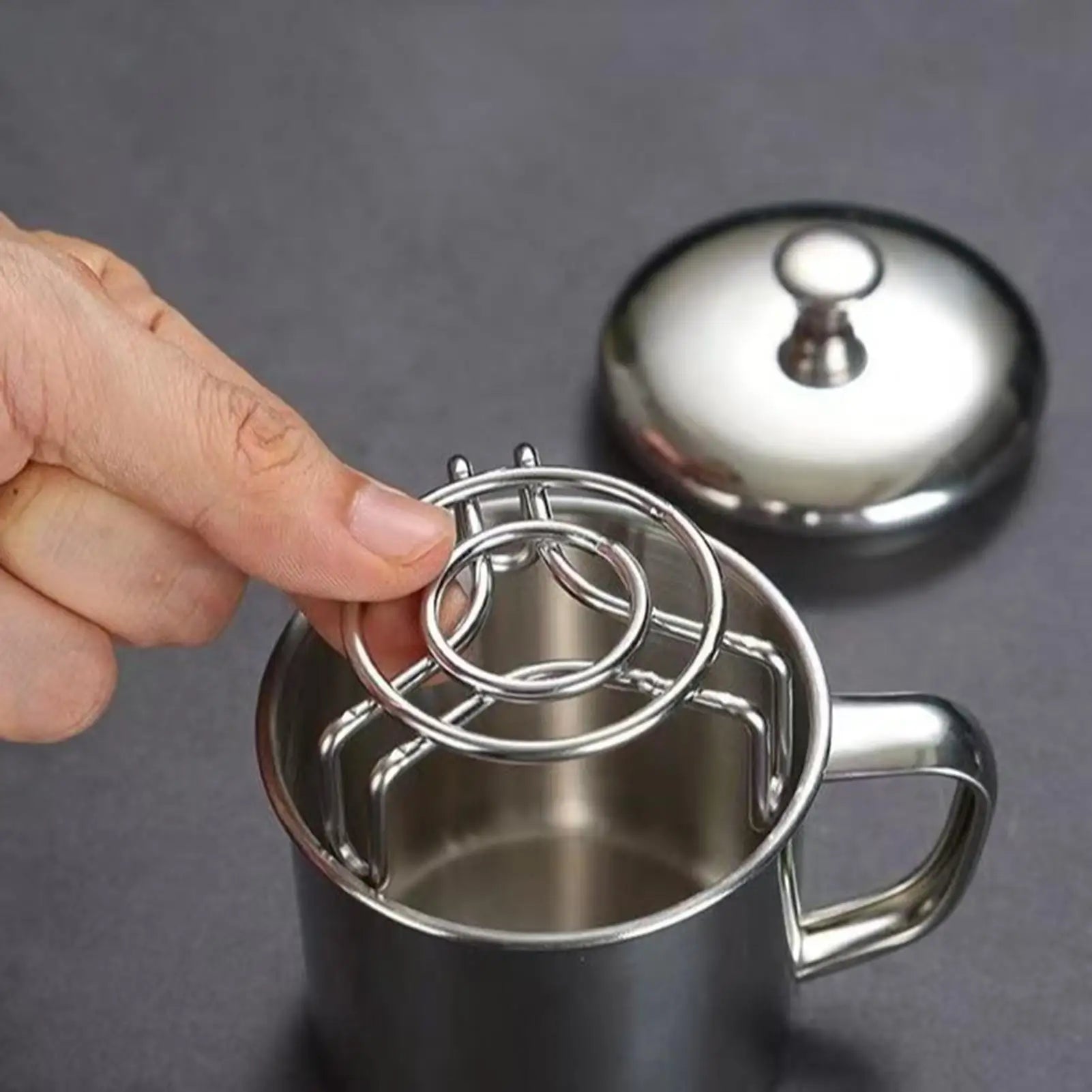 Mini steamer rack multi-functional stainless steel egg steamer rack water-steaming vegetable rack Mini Stainless Steel Cookware Oasis Select