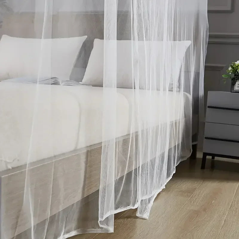 Home Tent White Mesh Portable Square Foldable Mosquito Control Mosquito Net Lightweight Outdoor Camping Tent Sleeping Summer Oasis Select