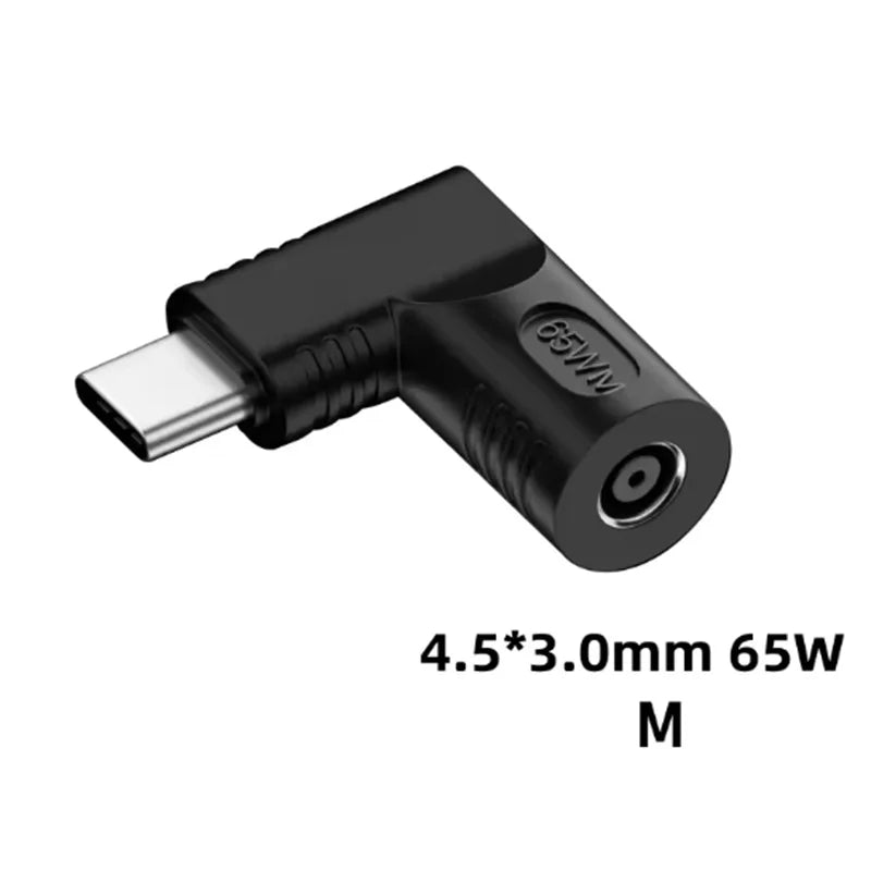 65W PD Converter DC to USB C Type c Power Adapter Converter 3.5X1.35mm 4.8X1.7mm 5.5X2.5 mm Laptop Charger to Type C Connector Oasis Select M