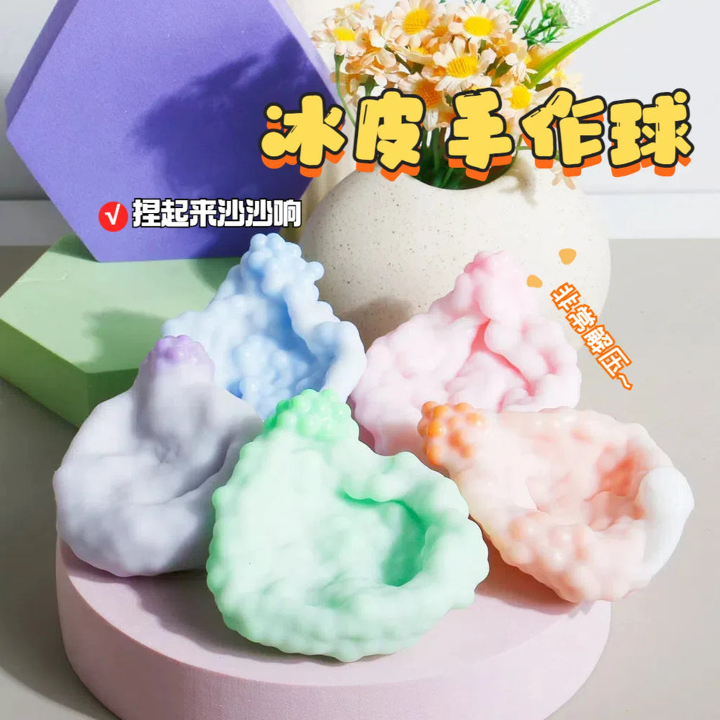 Squishy Stress Relief Ball Fidget Toy Antistress Decompression Sensory Toys for Adults Kids Soft Slow Rising Office Home Gift Oasis Select
