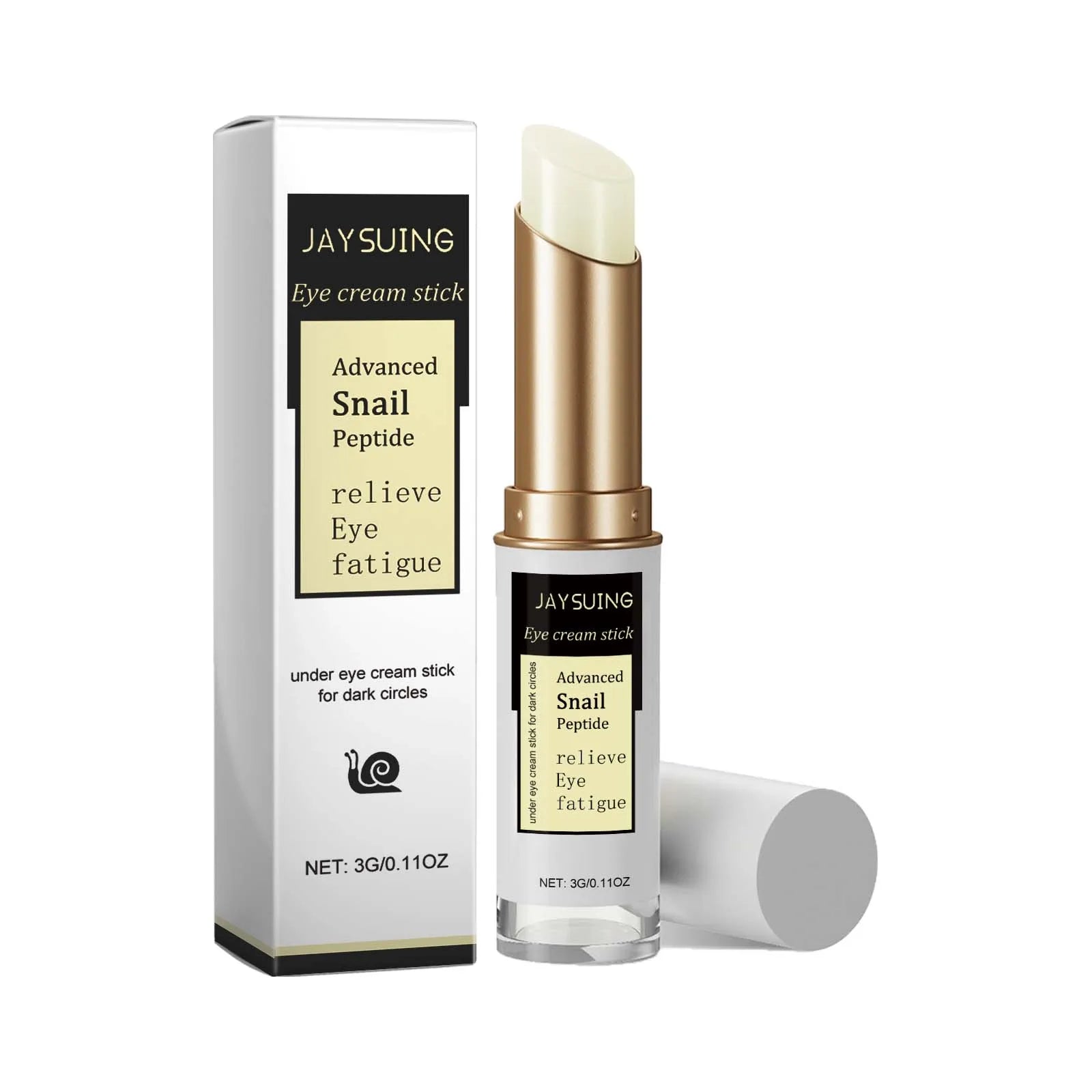 Snail Eye Cream Stick – Dark Circles, Puffiness & Wrinkles Eye Cream Stick Oasis Select 3g boxed 3g