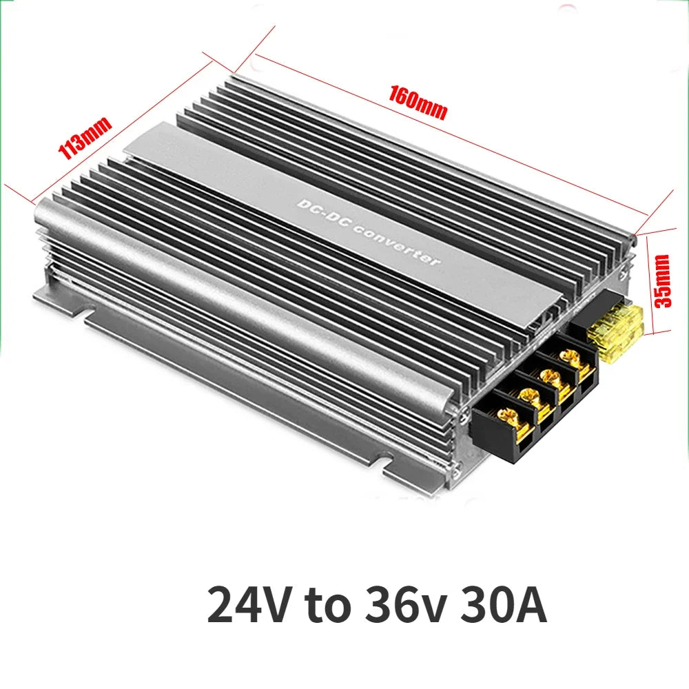 24V to 36v 5A-30A Power Supply Transformer Adapter Boost Converter DC/DC Voltage Regulator 24V-36V Booster Module Car Boat Oasis Select 24V to 36v 30A 24V 36V