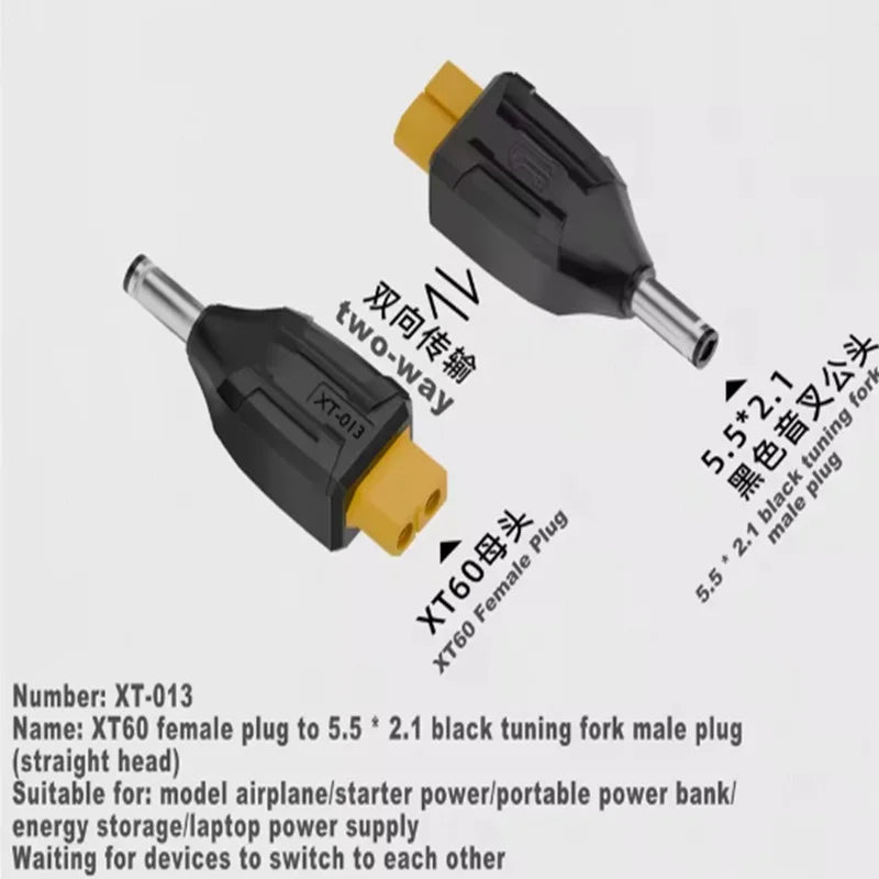 XT60 Male Female to Plug DC power Adapte DC 5.5*2.1 7.9*0.9 7.4*0.6 5.5*2.5mm to XT60 Male Female charger converter Plug Adapter Oasis Select XT 13