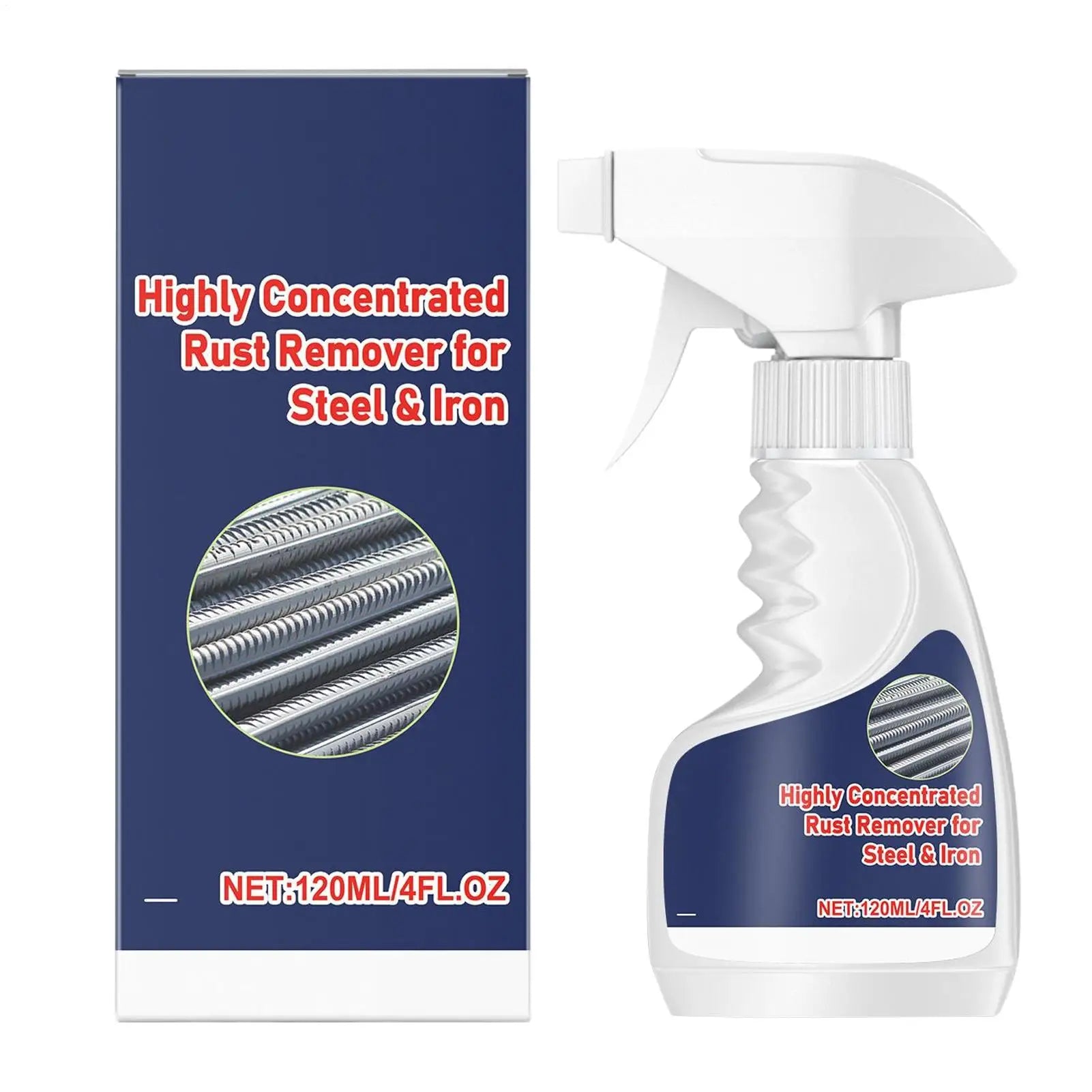 120ml Metal Rust Remover Multi-purpose Rust Remover Rust Inhibitor Derusting Spray Powerful Metal Rust Remover Car Maintenance Oasis Select