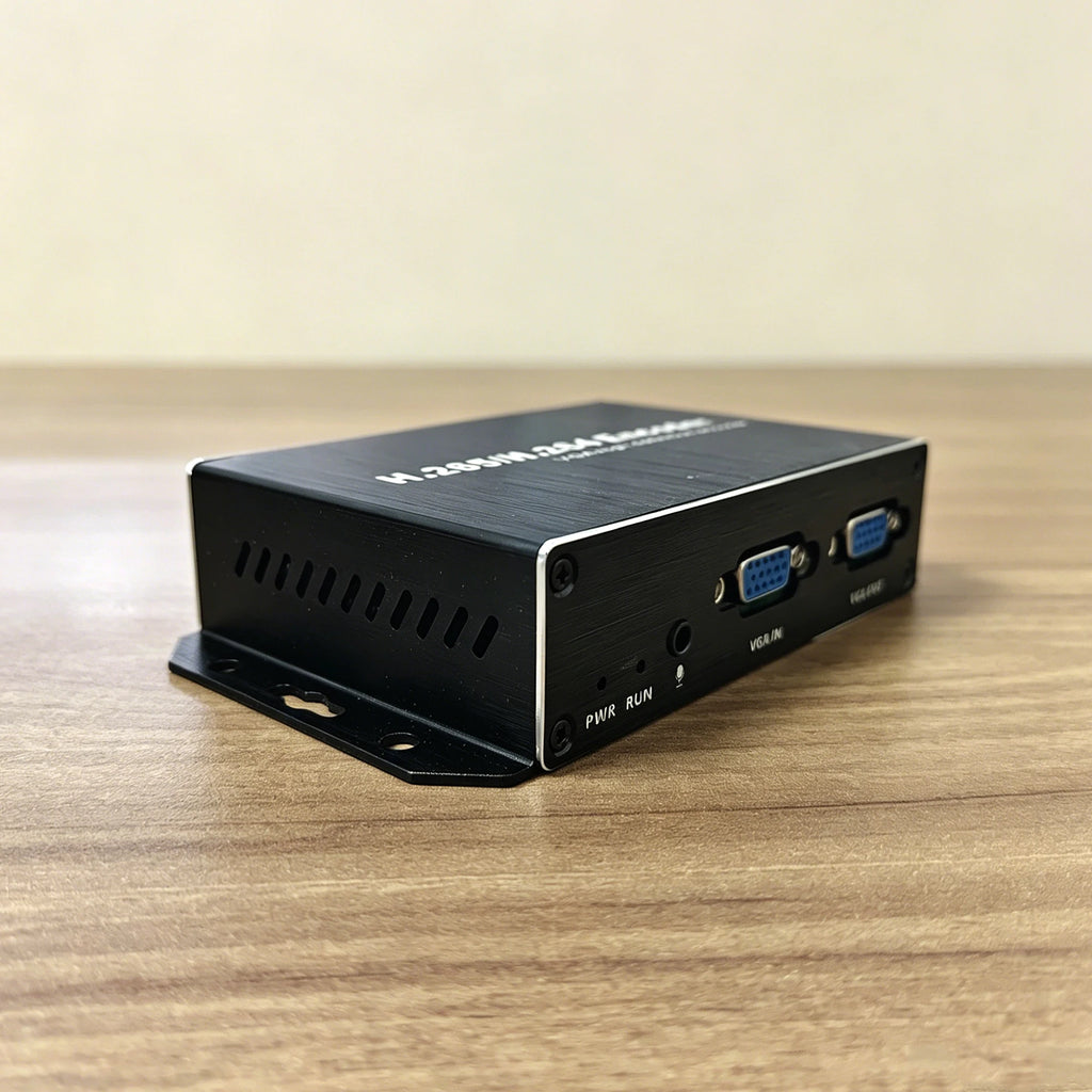 H.265/H.264 real-time video encoder, VGA to IP encoder, multi-platform live streaming, loop-out type Oasis Select