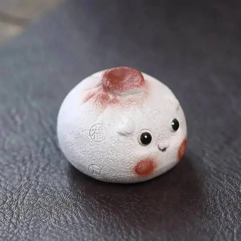 Zisha Tea Pet Little Dragon Wrapped Incense Holder Ornament Pig Tea Tray Tea Plaything Oasis Select Xiao Long Bao