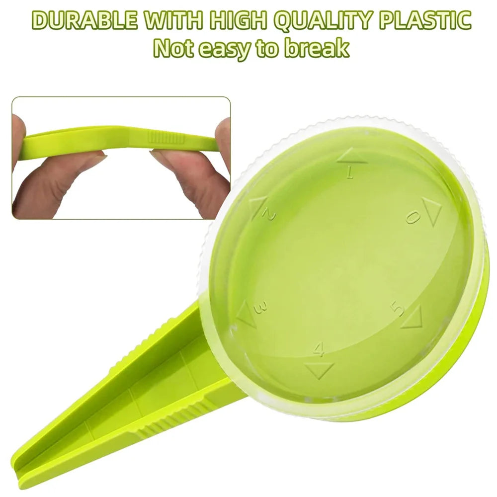 Garden Tool Set Seed Planter Dibber Kit Ergonomic Sowing Digging Planting Light Green Home Garden New Vegetable Flower Gardening Oasis Select