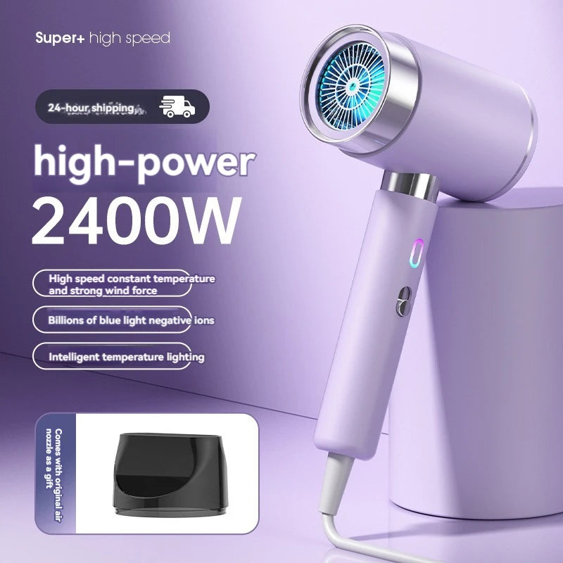 2400W salon high-power hair dryer, home hair salon, strong wind hair dryer, dormitory, cold and hot air, negative ion Oasis Select