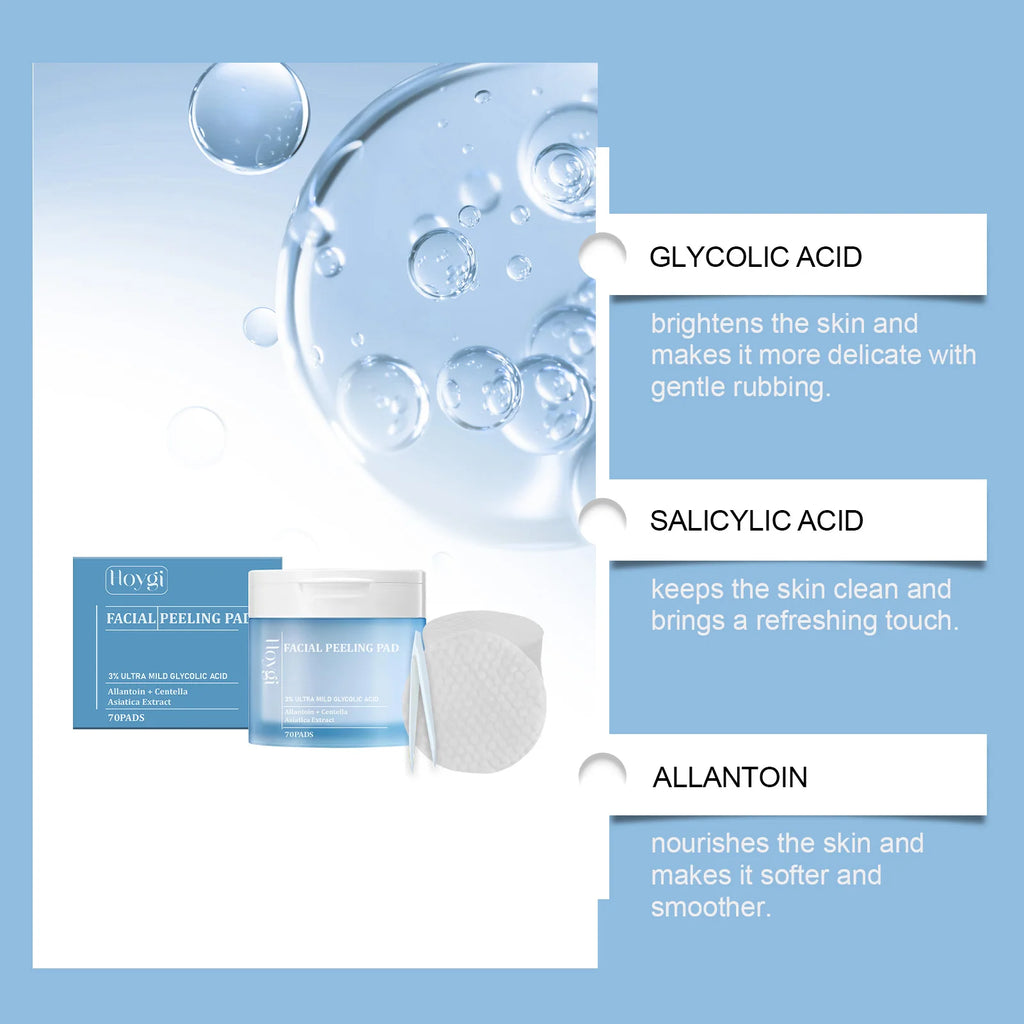 Salicylic Acid Pads – Anti-Acne, Oil Control & Brightening 70pc