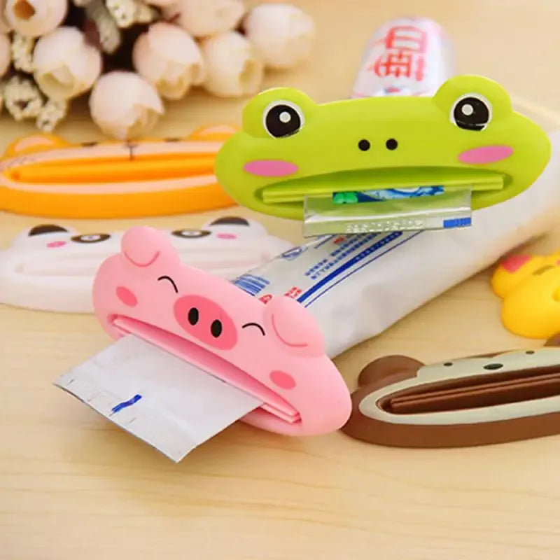 1/2/3pcs Cute Animal Multifunction Squeezer / Toothpaste Squeezer Home Commodity Bathroom Tube Cartoon Toothpaste Dispenser Oasis Select