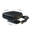 2 IN 1 Car Heater 12V 24V 150W 200W Portable Heater Fan Cooling Heating Auto Windshield Defroster Anti Fog Heater System Oasis Select 12V