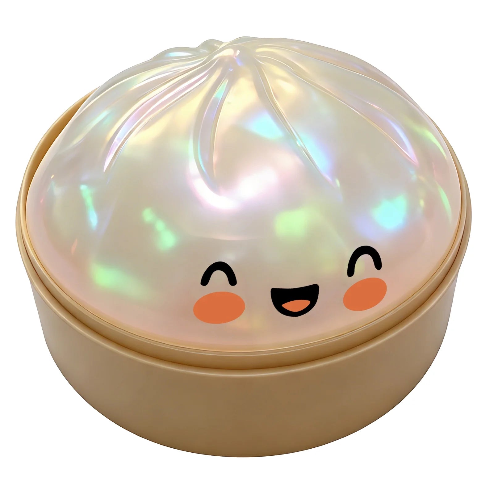 Dumpling Squeeze Fidget Toy – Stretchy Stress Relief Desk Toy Fidget Squeeze Toy Oasis Select White