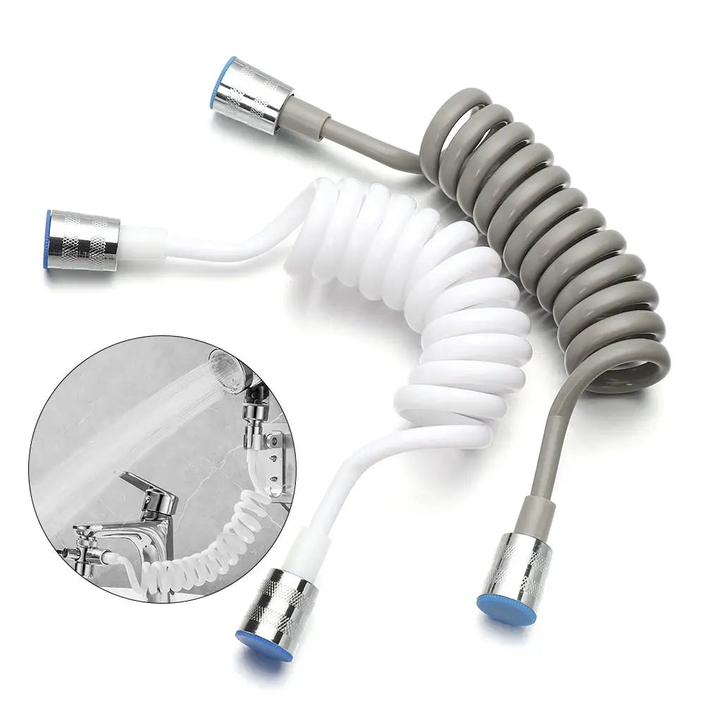1.5/2/3meter Anti-wrap Telephone Line Style Spring Shower Hose Water Plumbing Toilet Bidet Bath Sprayer Connect Pipe Oasis Select