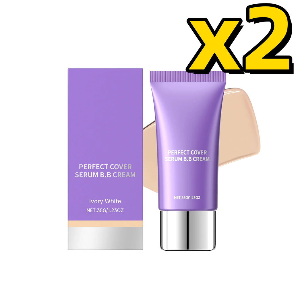 Perfect Cover BB Cream – Hyaluronic Acid Concealer & SPF BB Cream Foundation Oasis Select Ivory White X 2