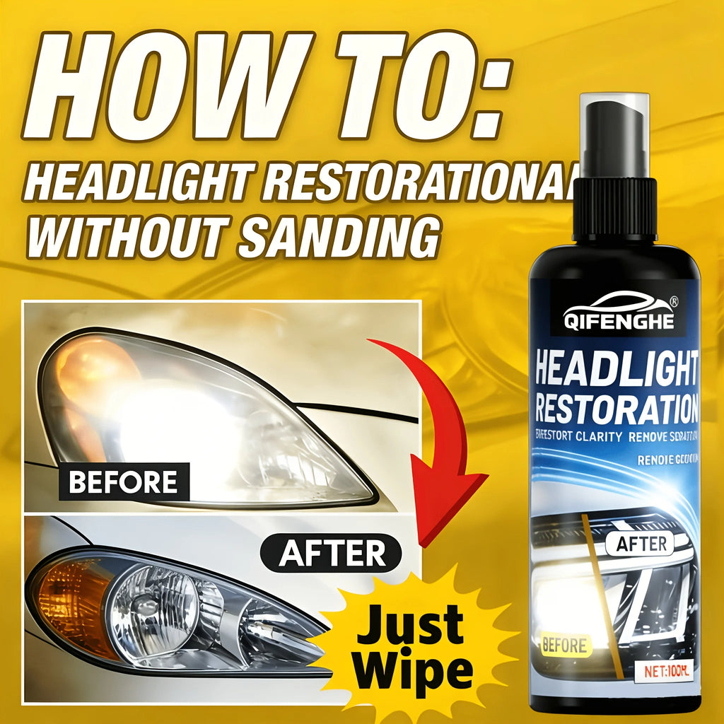 Car Headlight Restore Polish 3.5oz – Removes Yellowing & Haze Headlight Restore Polish Oasis Select