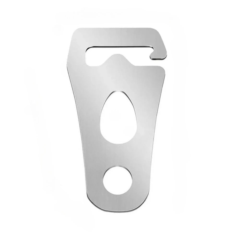 Cord Tightener Tent Wind Rope Buckle Tie Down Rope Carabiner Clip Fastener CampTent Guyline Rope Buckle Fastener Rope Tensioner Oasis Select Silver