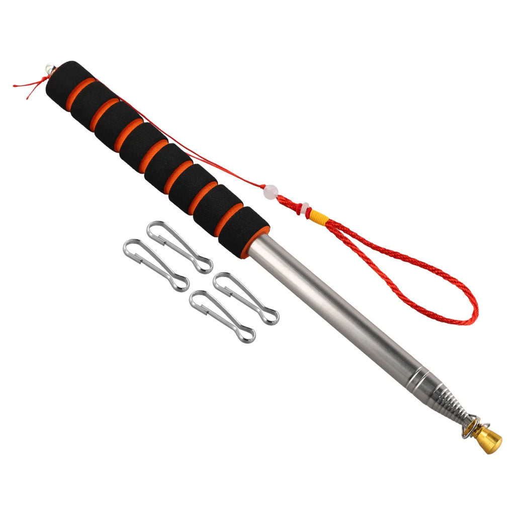 3 Meters Telescopic Handheld Flagpole With 4 Clips Handheld Flag Pole Tour Guide Flagpole Teachers Pointer Telescopic Flag Pole Oasis Select