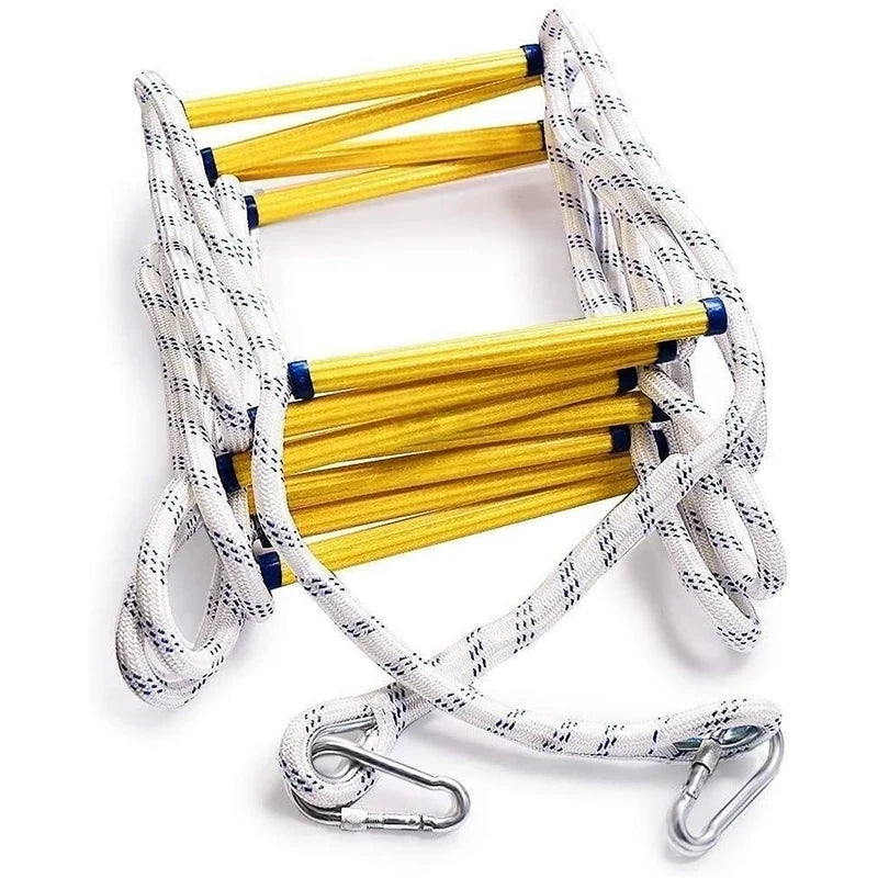 5M Flexible Ladder Rope Ladder Insulated Rock Climbing Anti-Skid Engineering Rope Ladder Rescue ladder for working at height Oasis Select Default Title