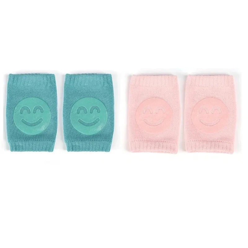Baby Knee Pad Kids Safety Crawling Elbow Cushion Infants Toddlers Protector Safety Kneepad Leg Warmer Girls Boys Oasis Select green-pink
