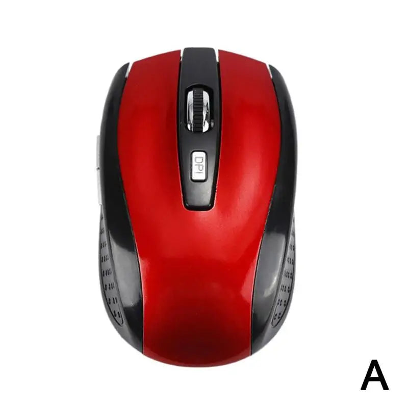 BUDI 2.4G Wireless Mouse – 2400 DPI, 6 Colors, Mini & Slim