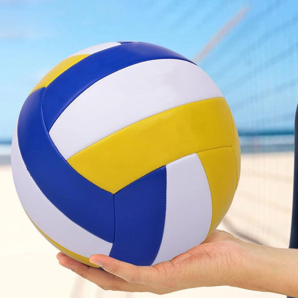 Size 5 Standard Blue White Yellow Volleyball PVC Soft Touch Indoor Outdoor Beach Volleyball Professional Competition Use Oasis Select