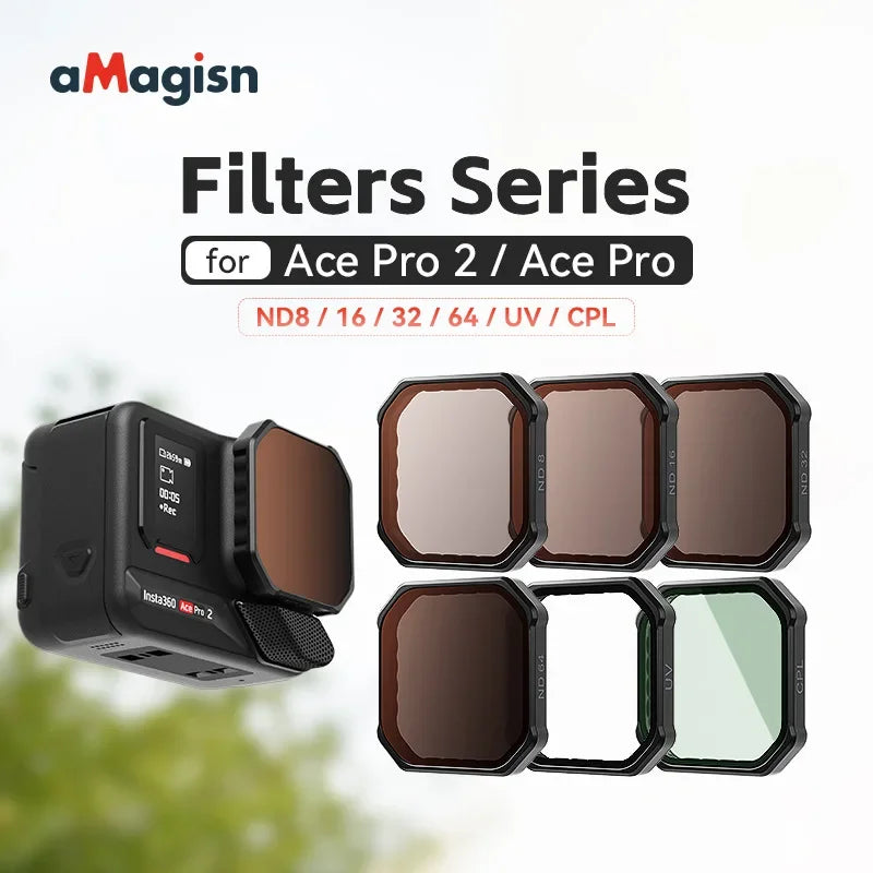 AMagisn CPL UV ND Filter Set for Insta360 Ace Pro / Pro 2
