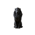 3D Printed Lion Figurine | 10cm Nordic Desktop Statue