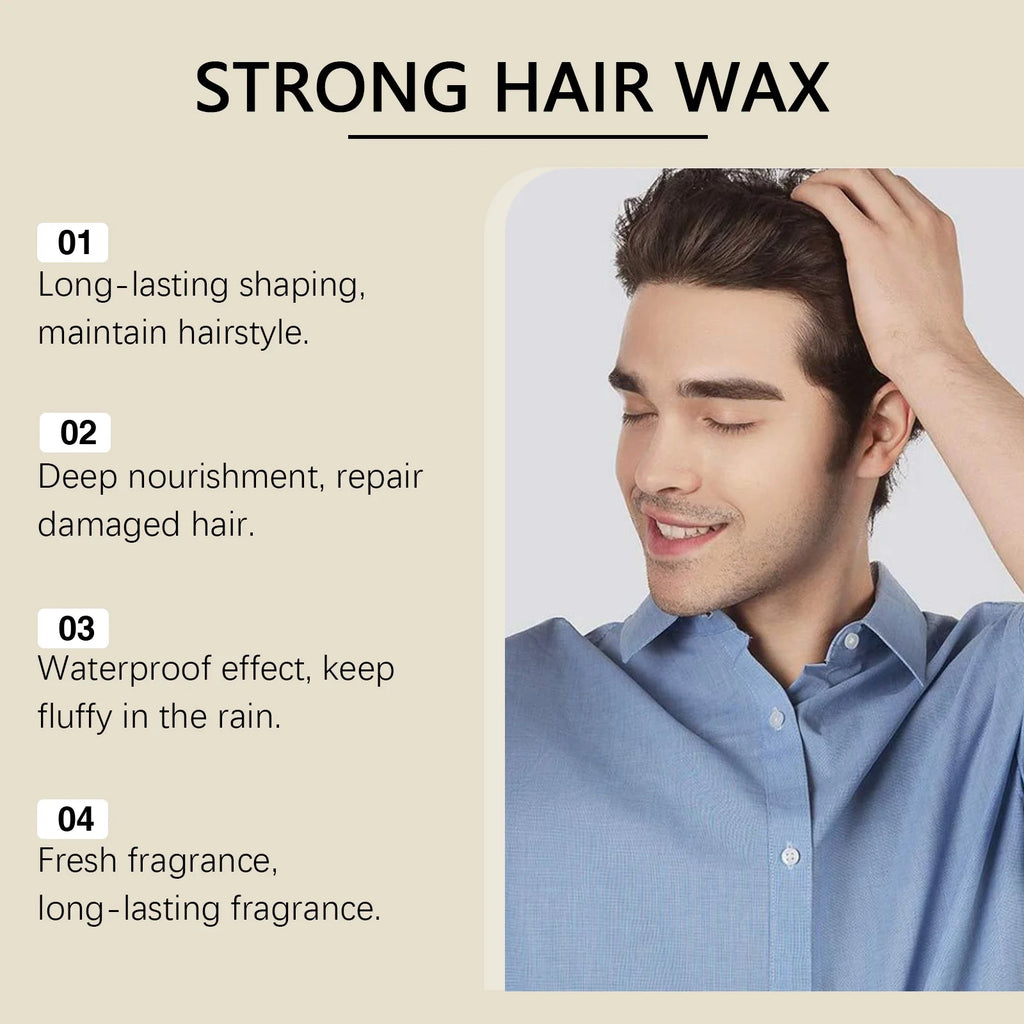 East Moon Strong Hair Wax Long Lasting Stying Non Greasy Soften Smoothing Edge Control Barbershop Tools Unisex Hairdressing Care Oasis Select