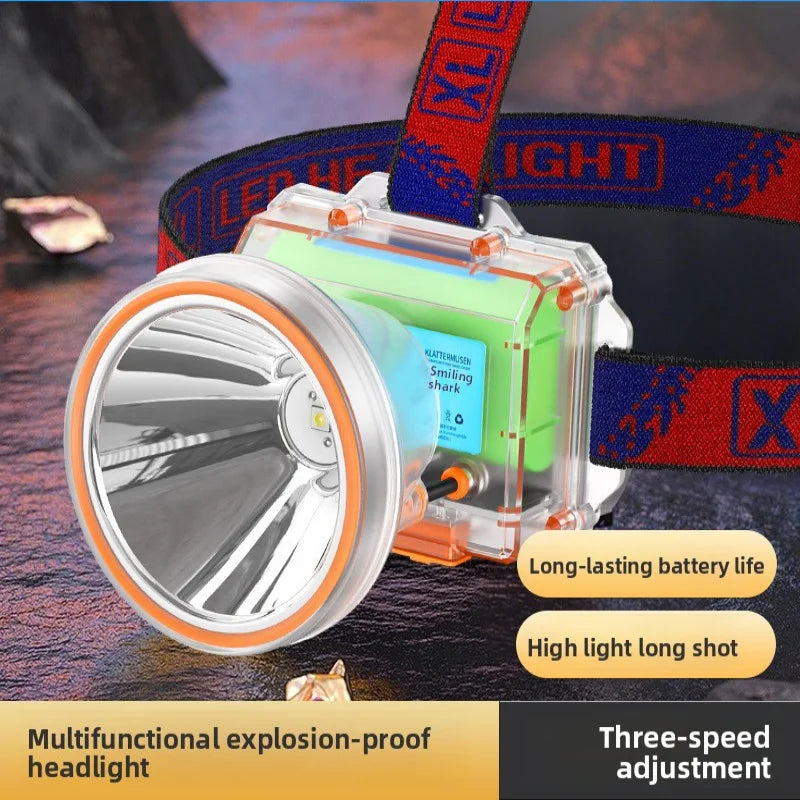 SHINEKNOT IP68 LED Headlamp | Waterproof Work & Outdoor Light