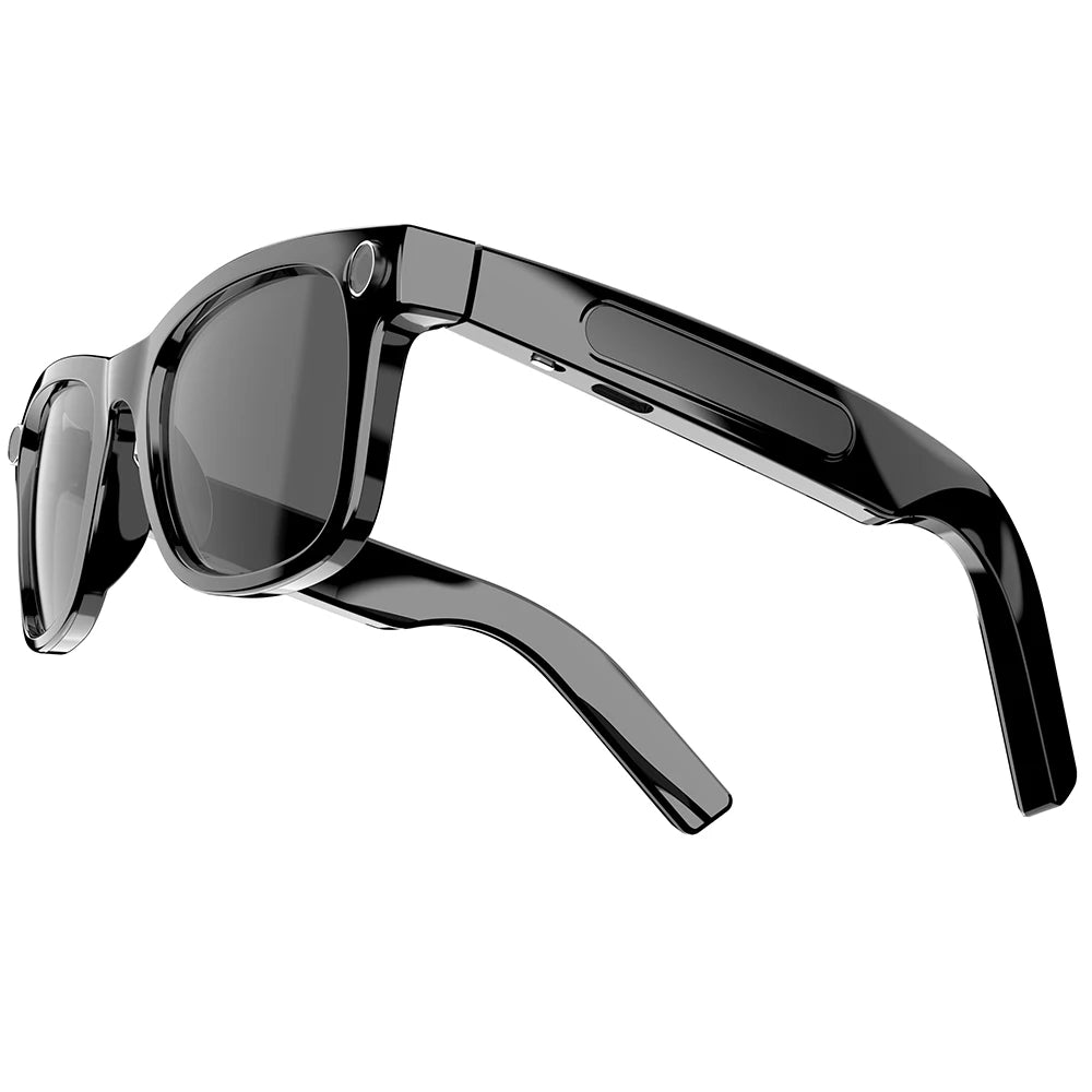 Smart Glasses Men Women Simultaneous Translation Sunglasses UV/Blue Light Protection Touch Control AI Object Recognition Camera Oasis Select BK MJ