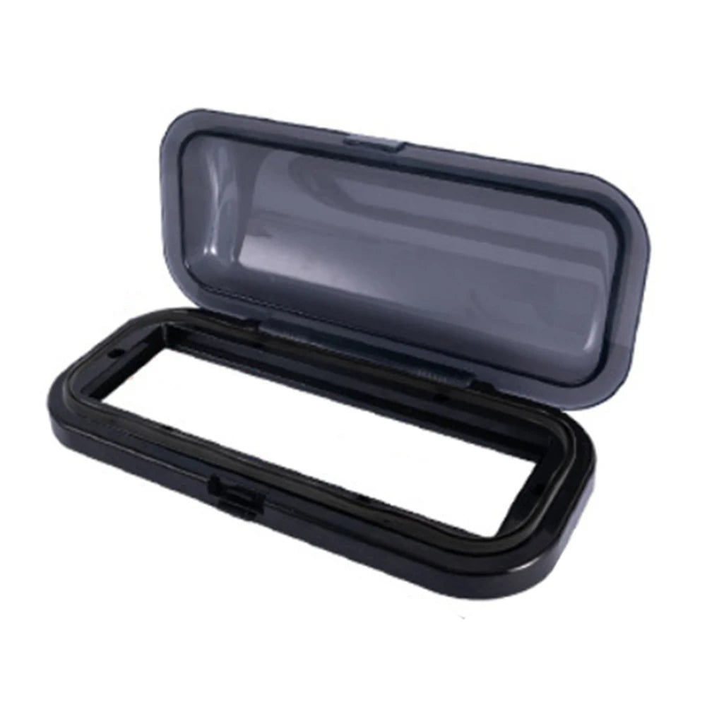 Water Resistant Marine Stereo Cover for Boat Radios Featuring Flipup Spring and Solid Construction for Durability and Protection Oasis Select