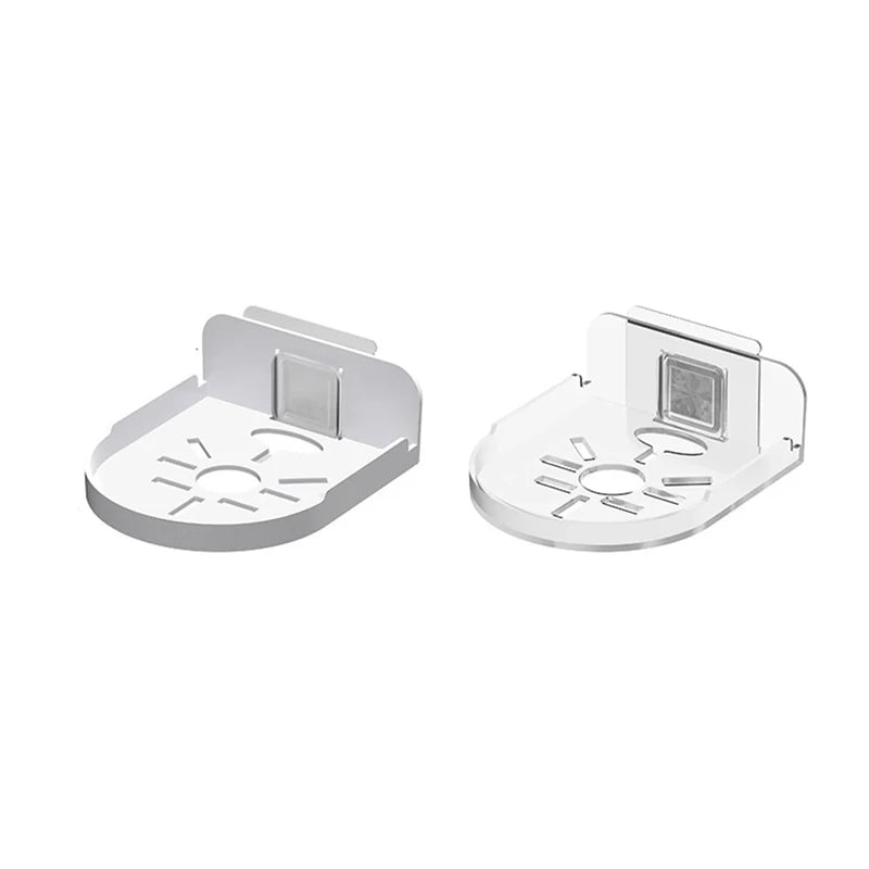Universal Non-Drilling Wall Mount for CCTV Camera - Durable and Space-Saving Storage Holder Oasis Select white and clear