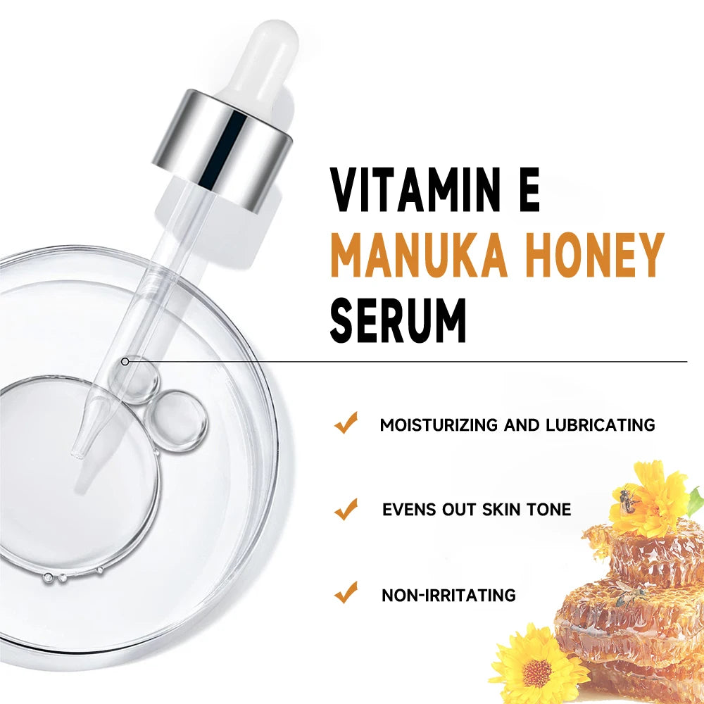 Vitamin E Honey Serum – Hydrating Face Essence for Smooth Skin Hydrating Face Serum Oasis Select