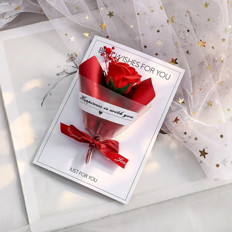 Handmade Floral Greeting Card – Birthday, Mother's Day & More