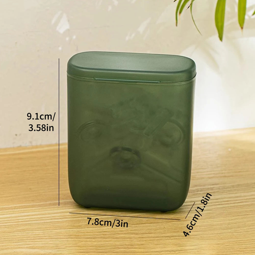Mini Plastic Storage Box with Lid | Cable & Accessory Organizer