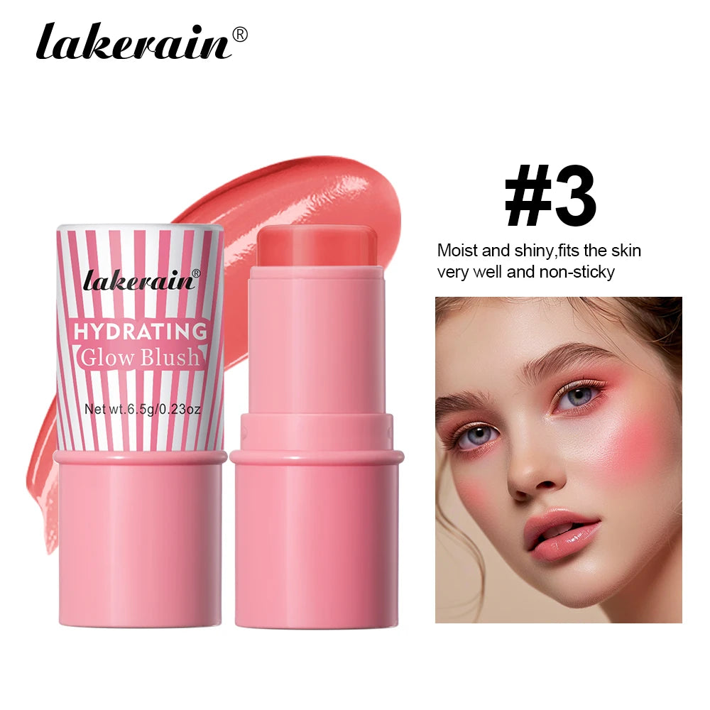 Cooling Water Jelly Blush Face Aqua Glow Pink Vital Girl Moisturizing Blush Natural Long Lasting Blush Stick Makeup For Women Oasis Select 03