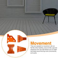 LIKE WISH 20Pcs Flooring Spacers,Laminate Wood Flooring Tools,Compatible With/Vinyl Plank,Hardwood Floating Floor Installation E Oasis Select orange