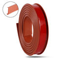 New U-shaped Edge Banding Tape Self-Adhesive TPE Rubber Edge Protector 2M Edge Safety Guards Oasis Select Brown 16mm