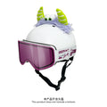 Fun helmet decorations, small monsters, outdoor personalized helmets, decorative ears, three-dimensional plush cute ski helmets Oasis Select PURPLE