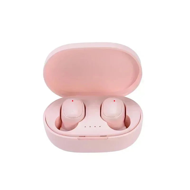New TWS Wireless Bluetooth Headphones Sports Earbuds Fone Bluetooth Headphones with Microphone apply to smartphones Oasis Select pink
