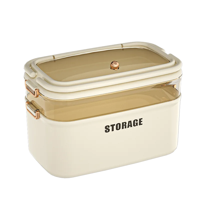 Saim First Aid Organizer Box Medical Box Transparent 3-Tier Fold Tray with Removable Pill Case Portable Lockable First Aid Conta Oasis Select