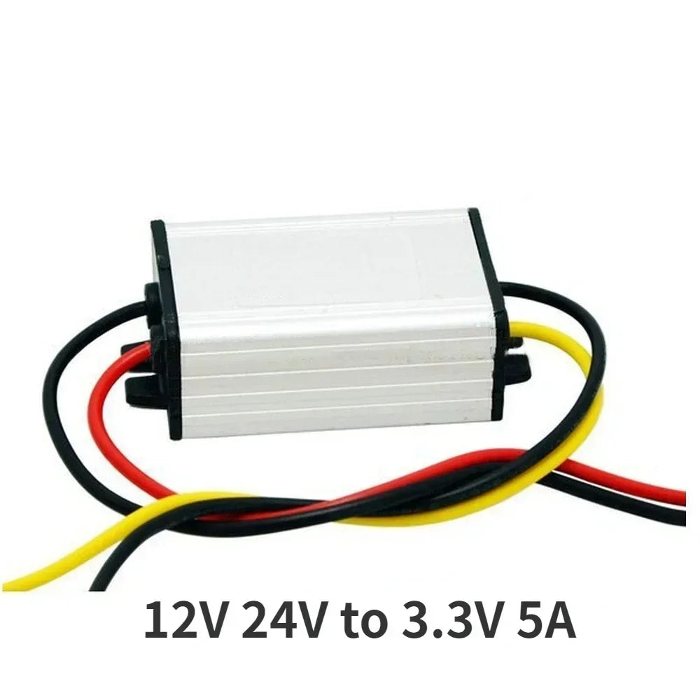 12V to 9V DC Power Converter 24V to 9V 12V24V to 9V 7.5V 6V 5V 4.2V 3.7V 3V 3.3V 5A Transformer Step-Down Module CE RoHS Oasis Select 12V 24V to 3.3V 5A
