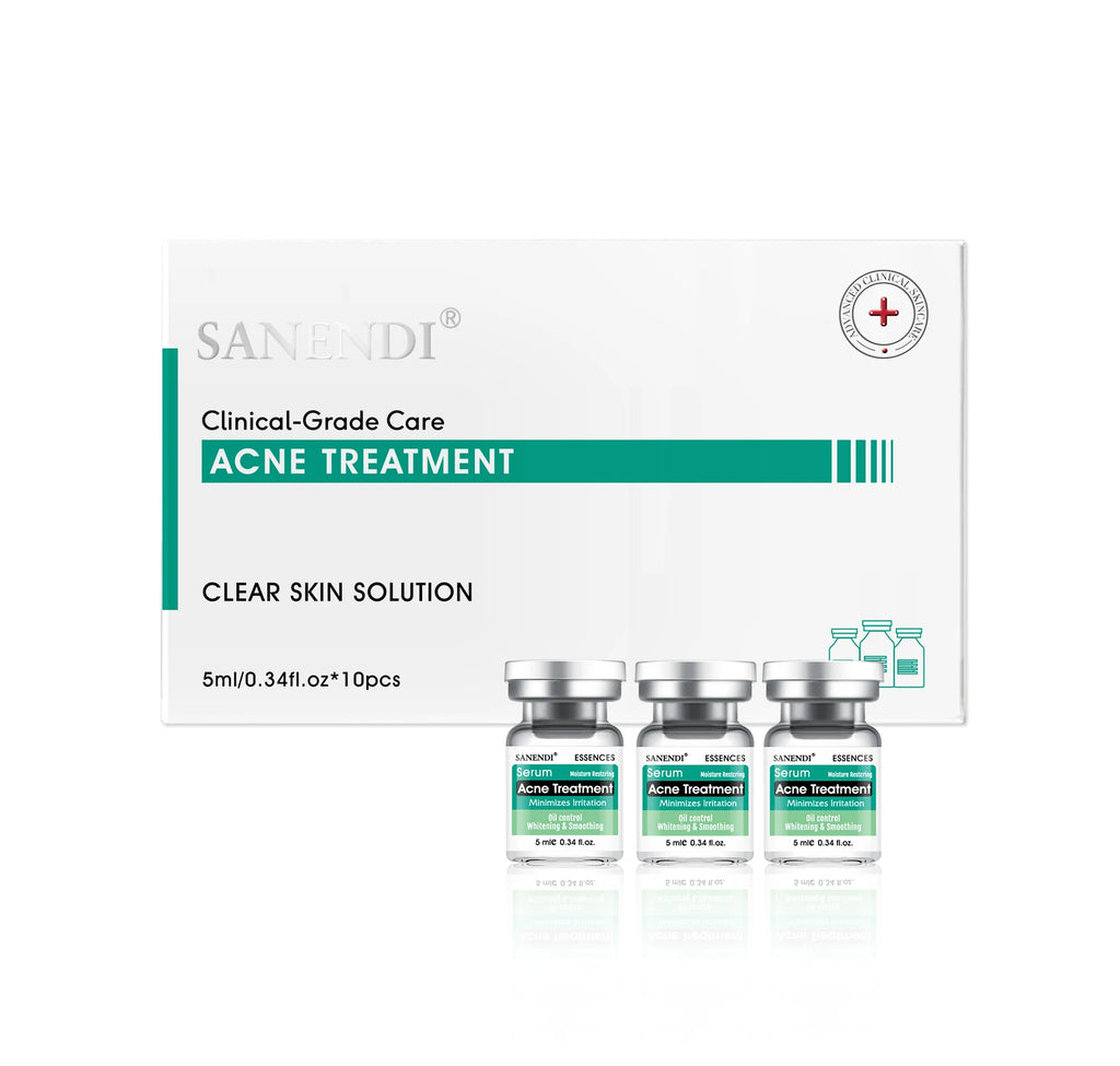 Korean Six Peptide Hyaluronic Acid Face Serum – 10 Ampoules Face Ampoule Serum Oasis Select ACNE TREATMENT