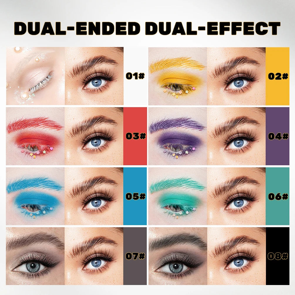 QiBest 2-in-1 Tinted Eyebrow Gel & Sculpting Cream – Waterproof